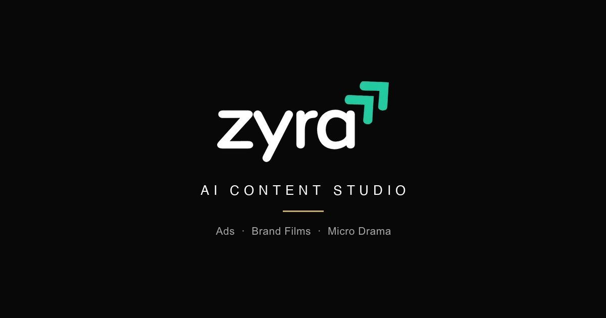 Zyra | India's AI Content Studio — Brand Films, OTT & Micro Drama